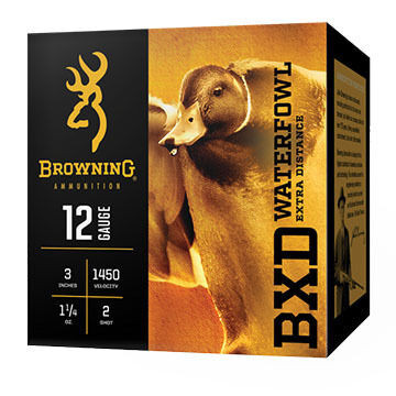 Browning BXD Waterfowl Extra Distance 12 GA 3" 1-1/4 oz. #2 Shotshell Ammo (25)