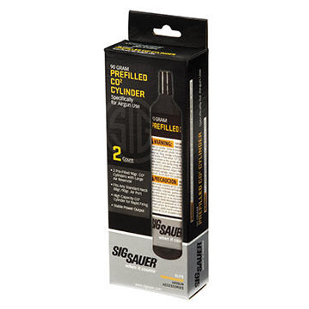SIG Sauer 90g. Prefilled CO2 Cylinder - 2 Pk.