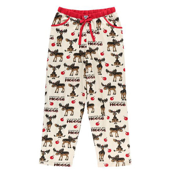 Lazy One Women's Chocolate Moose Regular Fit PJ Pant