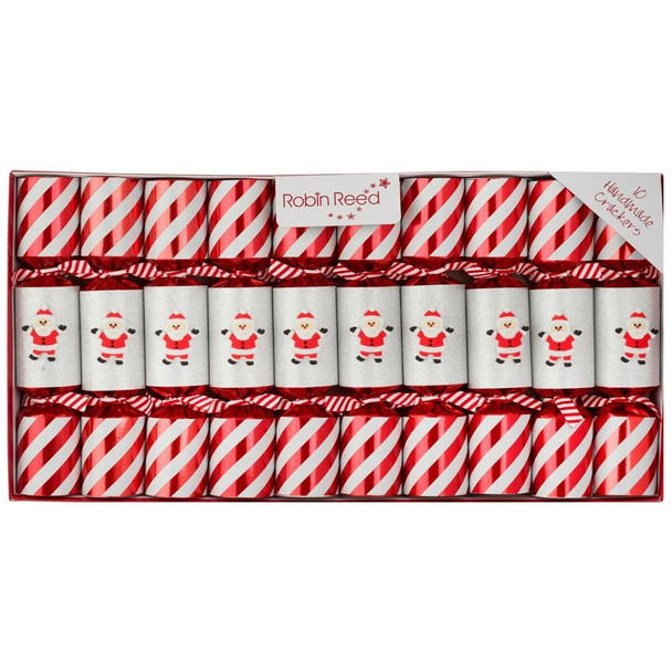 Robin Reed Candy Cane Santa Christmas Crackers