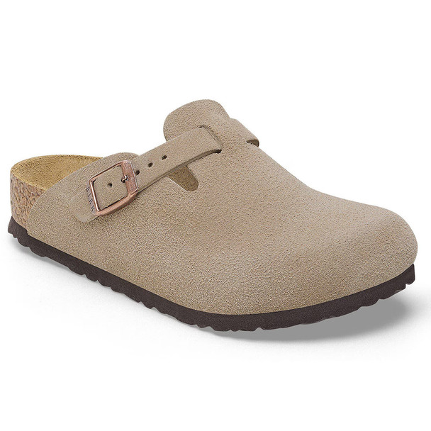 Birkenstock Boys' & Girls' Boston Suede Leather Clog