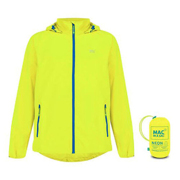 MAC IN A SAC Unisex Origin Neon Packable Waterproof Jacket