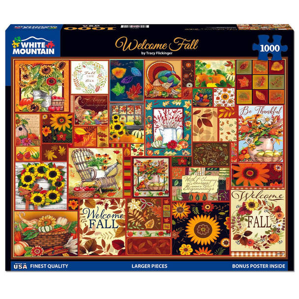 White Mountain Jigsaw Puzzle - Welcome Fall