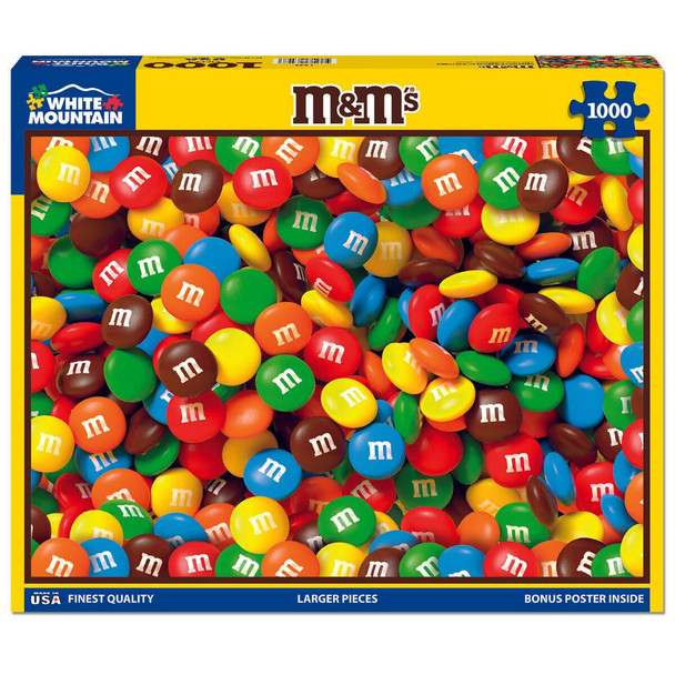 White Mountain Jigsaw Puzzle - M & M's Lentil