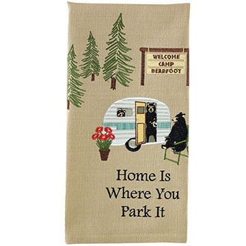 Park Designs Where You Park it Embroidered Dish Towel