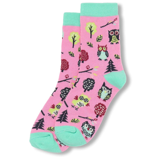 Hatley Youth Little Blue House Night Owl Sock