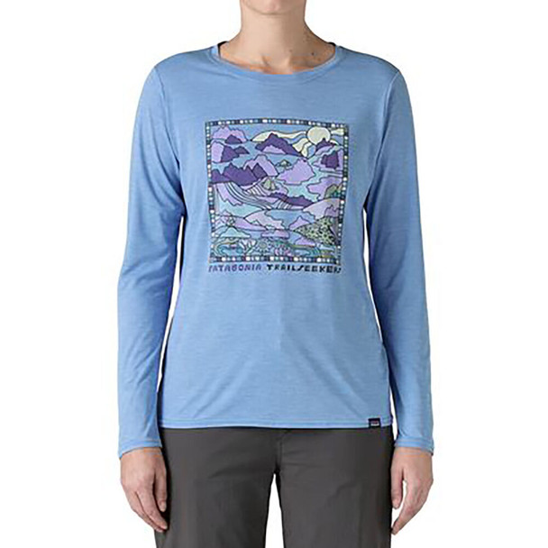 Patagonia Women's Long-Sleeved Capilene Cool Daily Graphic Shirt - Lands