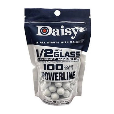 Daisy Powerline 1/2" Glass Slingshot Ammo (100)