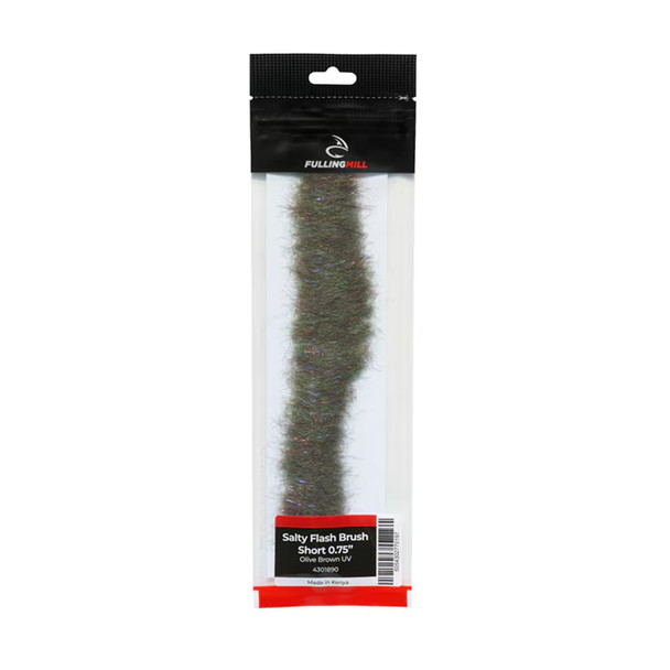 Fulling Mill Salty Flash Brush Short Fly Tying Material