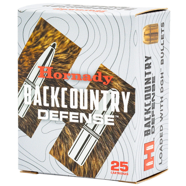 Hornady Backcountry Defense 9mm Luger+P 138 Grain DGH Handgun Ammo (25)