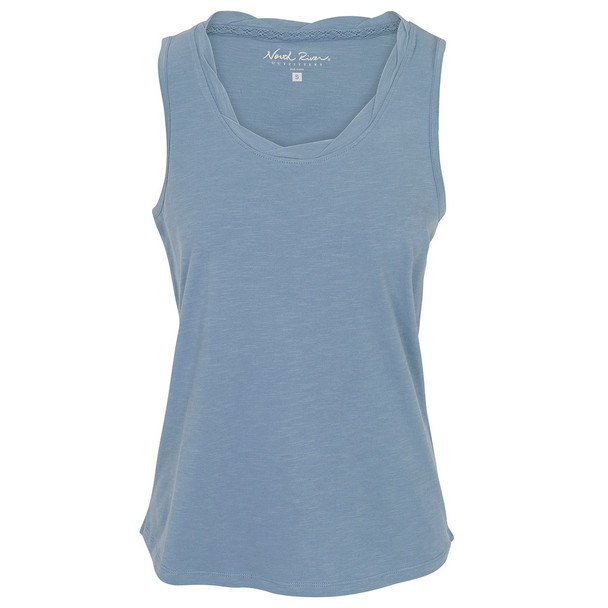 North River Women's Sleeveless Slub Jersey Tank Top