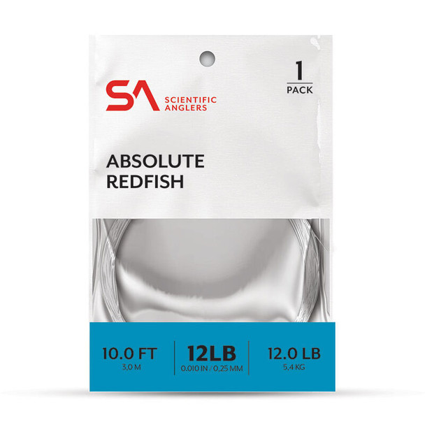 Scientific Anglers Absolute Redfish Saltwater Tapered Leader - 10 Ft.