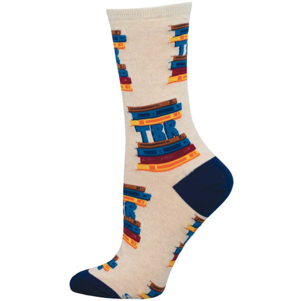Socksmith Design Women's To Be Read Pile Socks