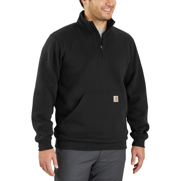 Carhartt Men's Loose Fit Midweight Quarter-Zip Mock-Neck Sweatshirt