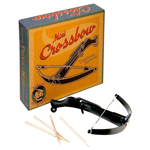 Trixie & Milo Mini Crossbow Toothpick Shooter