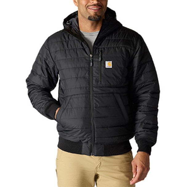 Carhartt Men's Rain Defender Relaxed Fit Lightweight Insulated Hooded Jacket