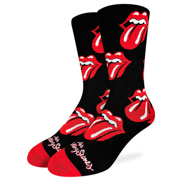 Good Luck Sock Men's The Rolling Stones Hot Lips Crew Sock