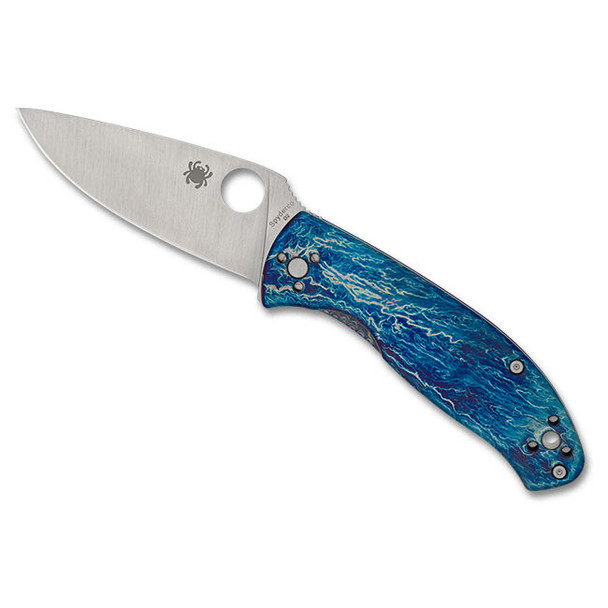 Spyderco Tenacious R.I.L. Disarray Finish D2 Folding Knife