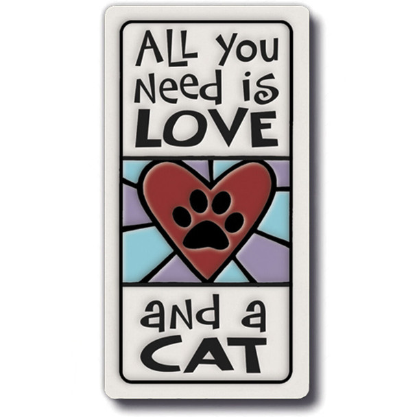 Spooner Creek "Love & A Cat" Magnet