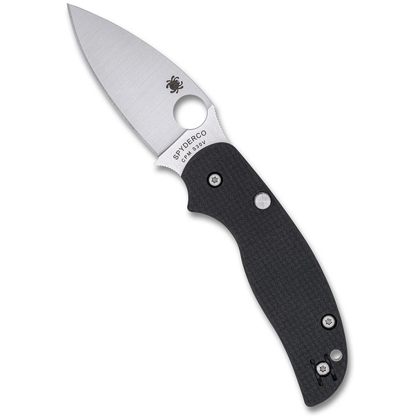 Spyderco Sage 6 Button Compression Lock PlainEdge Folding Knife Spyderco Sage 6 Button Compression Lock PlainEdge Folding Knife
