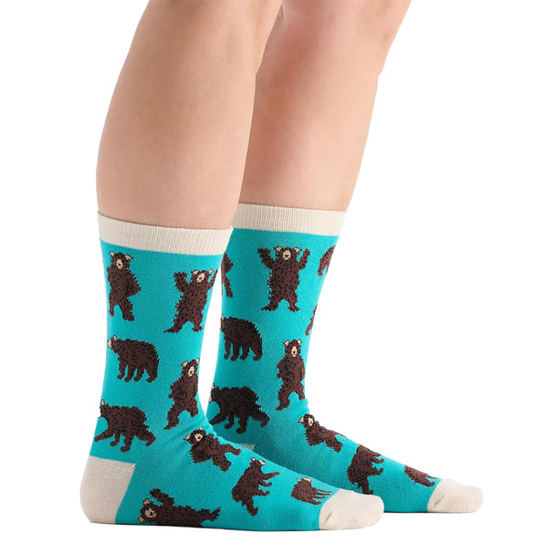 Hatley Women's Brown Bears Crew Socks