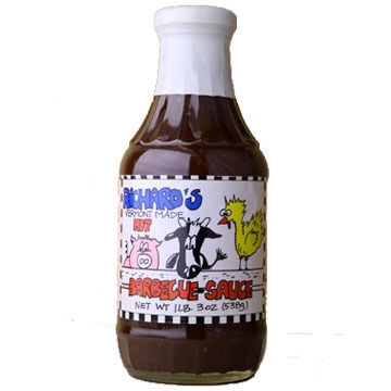 Richard's Hot Barbeque Sauce, 19 oz.
