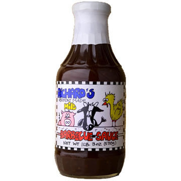 Richard's Mild Barbeque Sauce, 19 oz.
