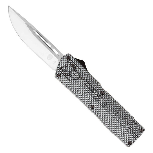 CobraTec Lightweight Carbon Fiber Drop Point OTF Automatic Knife