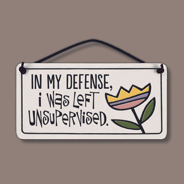 Spooner Creek "In My Defense" Mini Charmer Tile