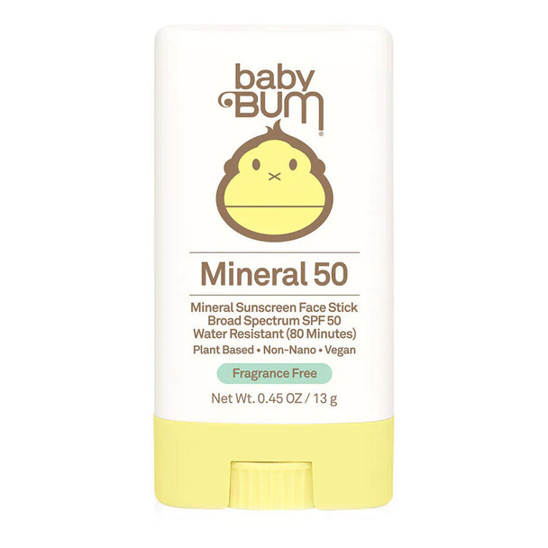 Sun Bum Baby Bum Mineral SPF 50 Sunscreen Face Stick - 0.45 oz.