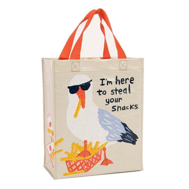Blue Q Women's I'm Here To Steal Your Snacks Handy Tote Bag