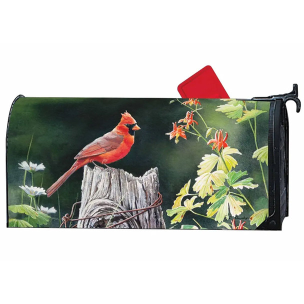 MailWraps Cardinal Song Magnetic Mailbox Cover