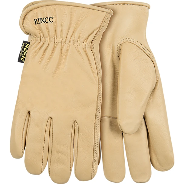 Kinco Men's Lined Grain Cowhide Driver Glove