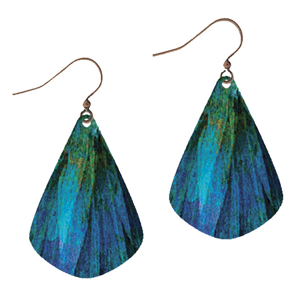 Illustrated Lights Women's DC Designs Textured Teardrop Earring