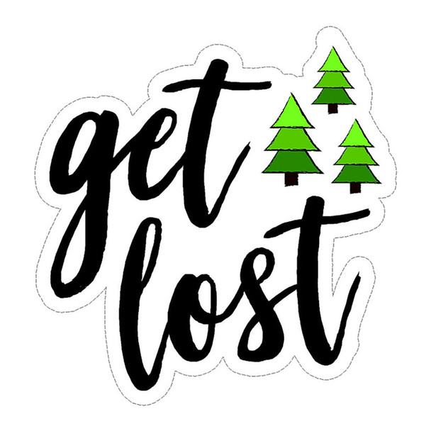 Sticker Cabana Get Lost Mini Sticker