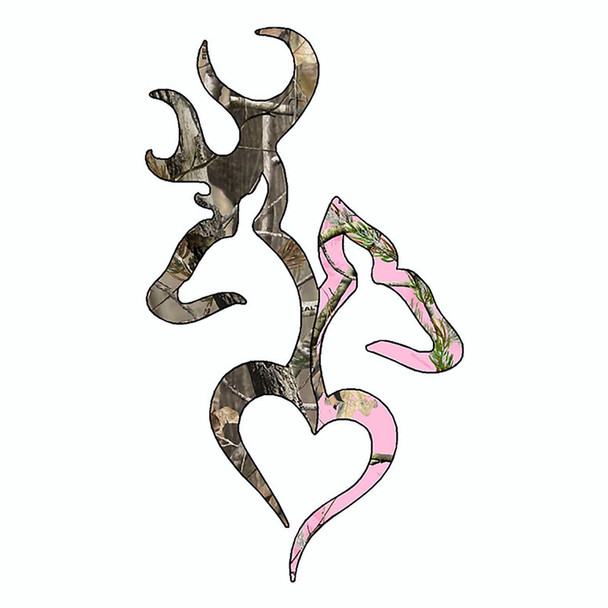 Sticker Cabana Deer Couple Silhouette Mini Sticker