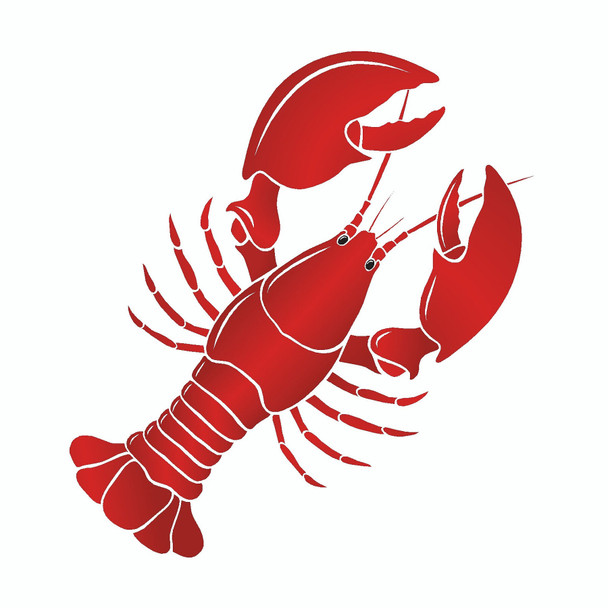 Sticker Cabana Lobster Mini Sticker