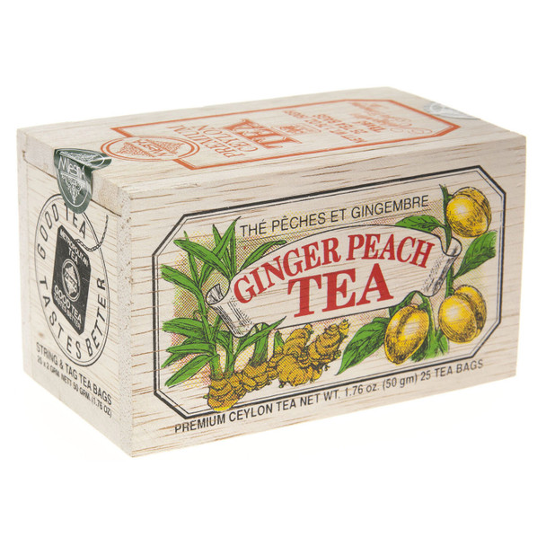 Metropolitan Ginger Peach Tea Soft Wood Chest, 25-Bag