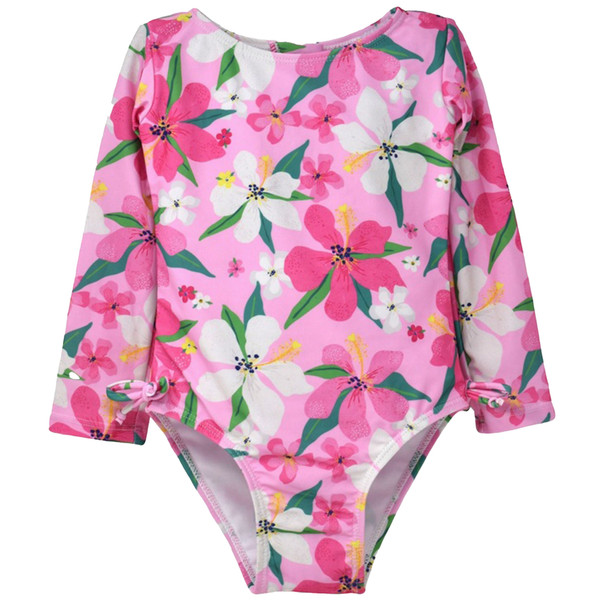 Flap Happy Girl's Charlie Rashguard Long-Sleeve Swimsuit