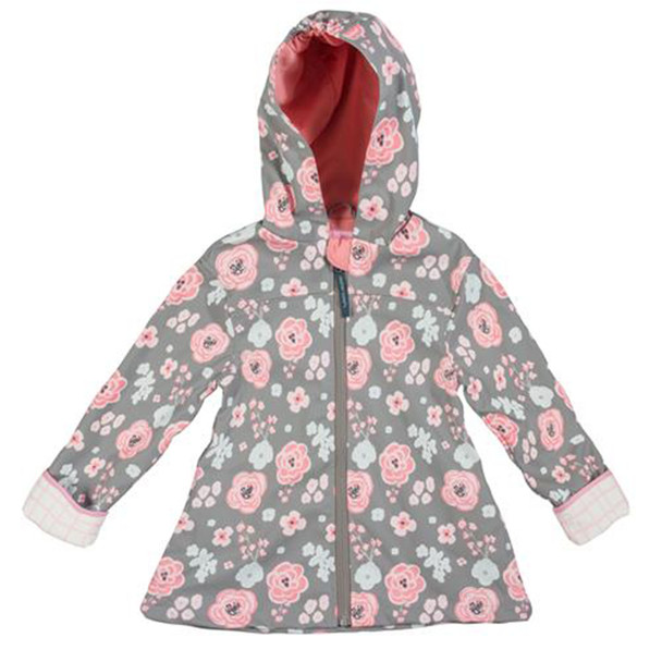 Stephen Joseph Girl's Floral Rain Jacket