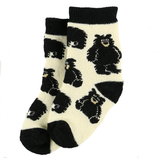 Lazy One Youth Bear Cub Sock