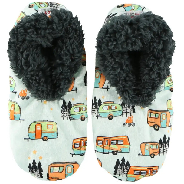 Lazy One Women's Rolltel Fuzzy Feet Slipper
