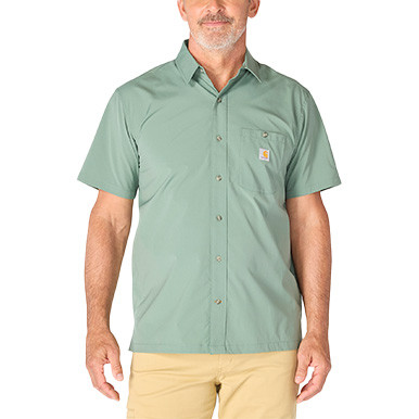 Carhartt Men's Relaxed Fit Force Sun Defender Lightweight Short-Sleeve Shirt