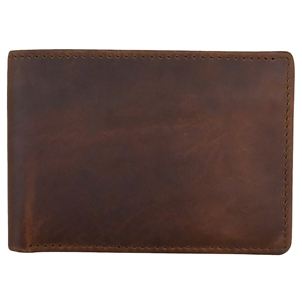 ili New York Men's Compact Bifold RFID Wallet with Left Flip