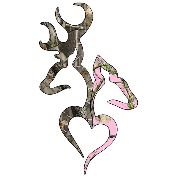 Sticker Cabana Deer Couple Silhouette Sticker