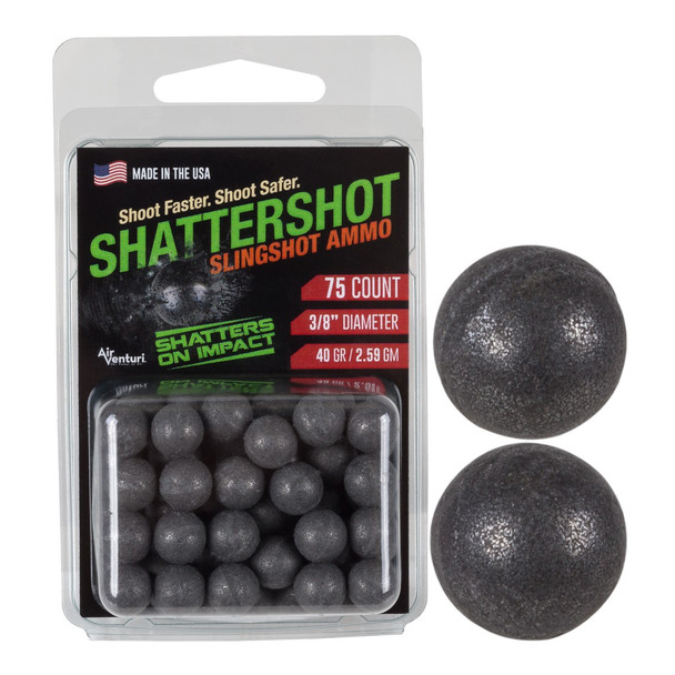 Air Venturi Dust Devil ShatterShot Slingshot Ammo (75)