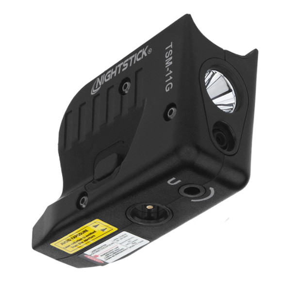 Nightstick Rechargeable Subcompact Weapon Light w/ Green Laser for Glock G42/G43/G43X/G48