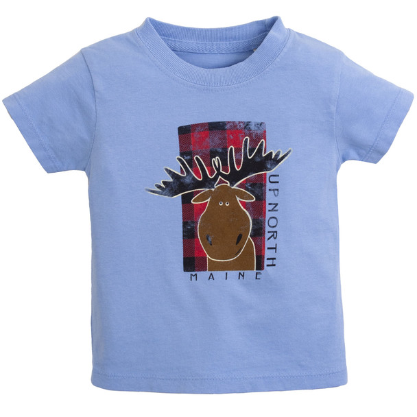 Lakeshirts Infant Up North Moose Short-Sleeve T-Shirt