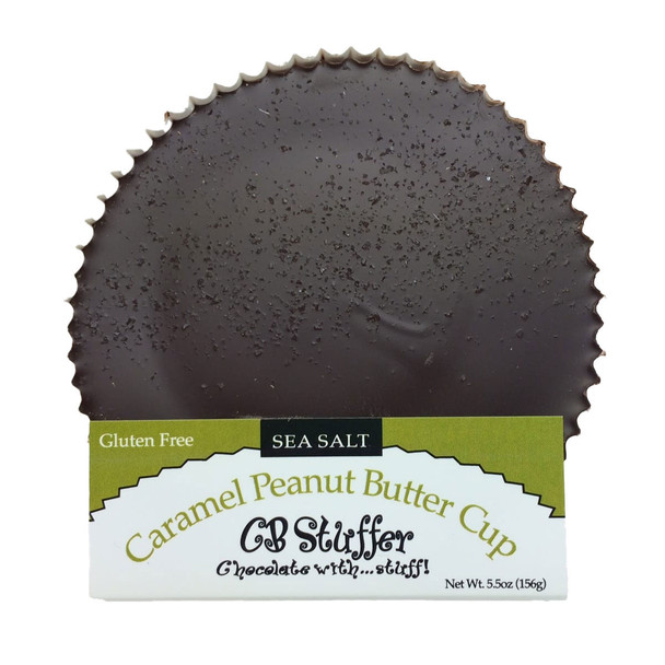 CB Stuffer Gourmet Dark Chocolate Caramel & Sea Salt Giant Peanut Butter Cup