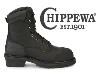 Chippewa boot and logo